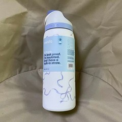32 24 oz Owala Urban Outfitters Exclusive Tied Printing FreeSip Blue Bow Bottle