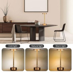 Cordless LED Touch Sensor Table Lamp Rechargeable Dimmable Bar Desk Night Light