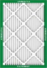 Filterbuy 16x20x1 Pleated Air Filters, Replacement for HVAC AC Furnace (MERV 8)