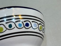 Le Souk Tunisia Handpainted Blue & White Ceramic Bowls – Set of 4 – Imperfect