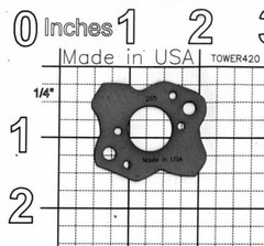 1-10 USA Aftermarket McCulloch Carb Gasket like #300265 Fits 3200 3500 3800