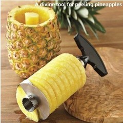 Pineapple Corer Slicer Peeler Cutter Stainless Steel Sliver Kitchen Fruit Tools