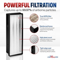 AER1 16216 True HEPA Filter Holmes HAPF300 HAPF30 Bionaire BAP536 BAP516 Type D