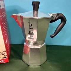 Bialetti Moka Express 6-Cup Stovetop Coffee Espresso Maker 275-06 -Made In Italy