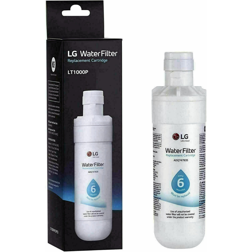 2 Pack LG LT1000P Refresh Refrigerator Ice Water Filter ADQ747935 GF-D706BSL US