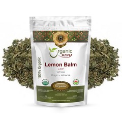 Organic Way Lemon Balm Leaf Whole – Organic, Kosher & USDA Certified