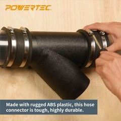Heavy-Duty Universal Dust Hose Connector – Coupling – 24.89×21.84×10.8 cm