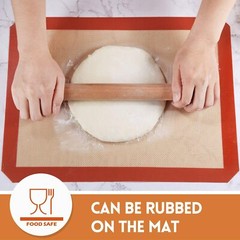 3-Pack Silicone Baking Mat Nonstick Heat Resistant Oven Mats Toaster Liner Sheet