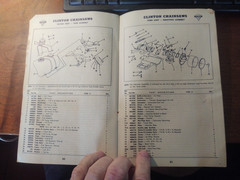 RARE Original Vintage C. 1950 Clinton chainsaw D41 Owners manual & hang tag