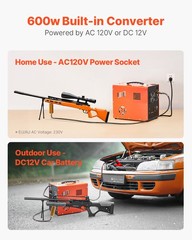 Uimoso 4500PSI PCP Air Compressor with Auto-Stop and Integrated Converter