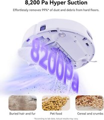 Narwal Freo X Ultra Robotic Robot Vacuum Cleaner 8200Pa Self Cleaning Auto Dry