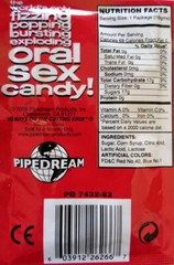 BJ Blast Oral Sex Flavored Pop Rocks Adult Foreplay Fun Candy