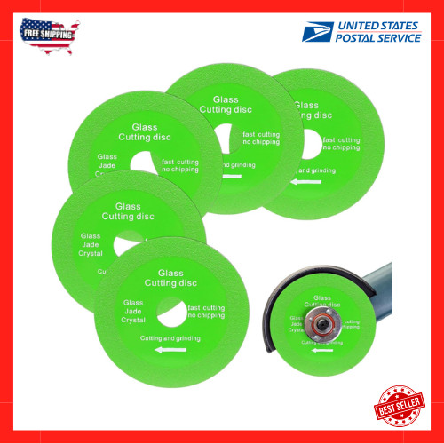 5 Pcs Glass Cutting Disc for Angle Grinder, 4″ Ceramic Tile Cutter Blade, Ultra-