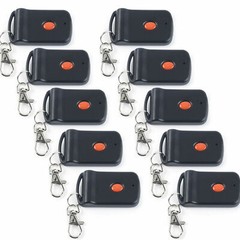 2PC Garage Door Gate Opener Transmitter 10 Digit Pins Code Remote Control 300MHz