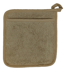 Terry Cotton Pot Holder with Pocket | Heat Resistant, Durable, Machine Washable