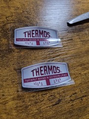 2 pc. Inspired By THERMOS Replacemen Decal Transfer