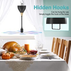 2/3/4PCS Fly Fans for Tables, Fly Repellent Fan Indoor Outdoor for Picnic, Party