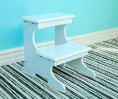Bedside Stairs For High Beds Adults Two Step Stool Foot Steps Bed Ladder Wood