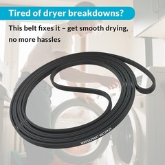 Dryer Belt Replacement for GE Hotpoint 89.5 Inch Heavy Duty Rubber Drum Belt