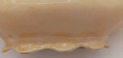 Vintage Crazed,Stained,Weathered Avona Taylor Smith & Taylor China Co.Gravy Boat