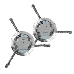 2Set Lawn Mower Steel Wire Grass Trimmer Head Brush Cutter Weed Eater Trimmer