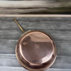 Williams Sonoma Ruffoni Historia Hammered Copper Frying Pan 11” Dinged Flaws