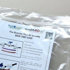 HydroLogic Stealth RO150/300 RO Membrane + Flow Res/Flush Kit Assembly