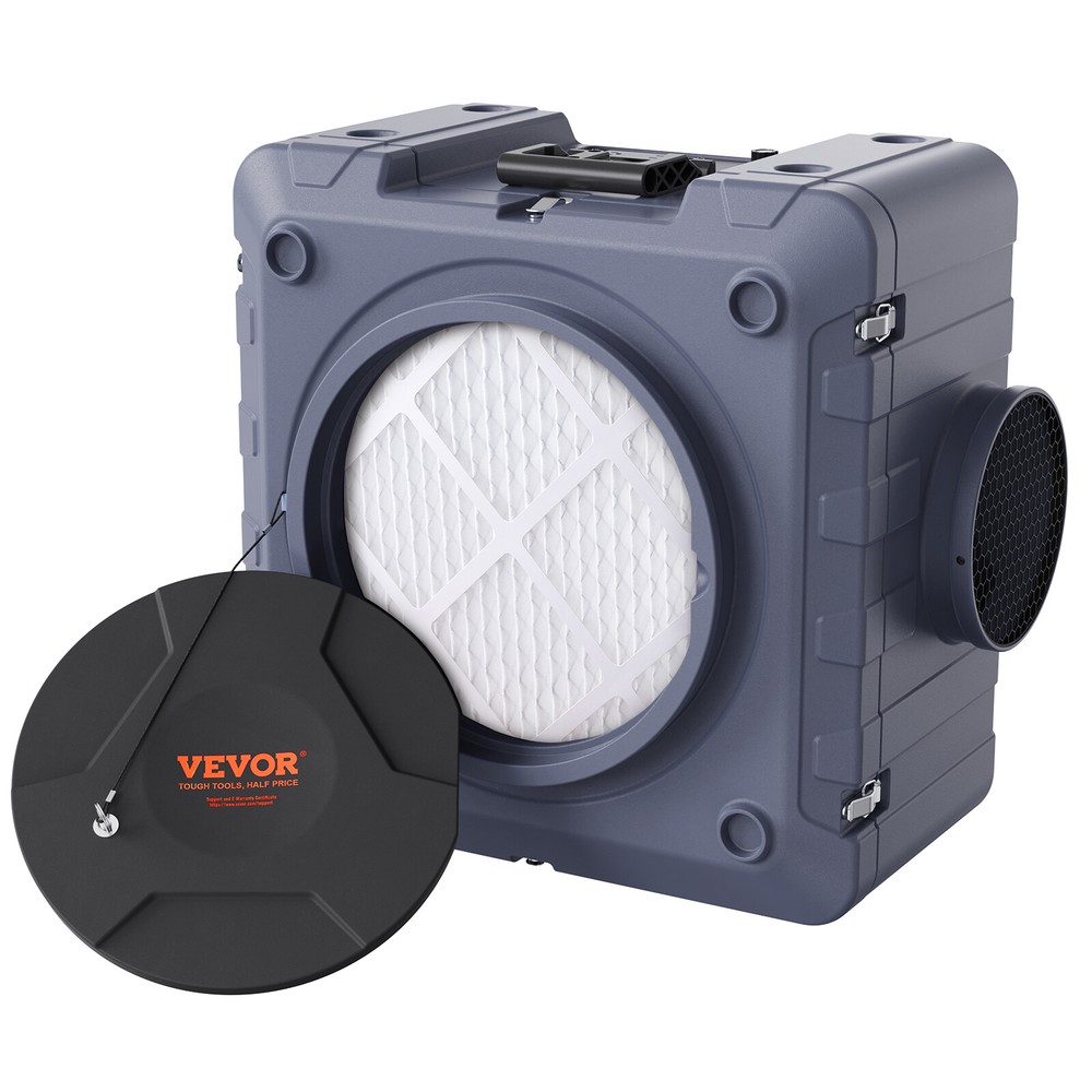 VEVOR Air Scrubber with 3-Stage Filtration Stackable Negative Air Machine 550CFM