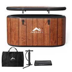 XL 170 Gal Cold Plunge Tub with Cushion, Upgraded Ice Bath Tub for Athletes -…