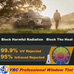 15% VLT Nano Ceramic Window Tint Film 95% IRR 99% UVR High Heat Block Multi-Size