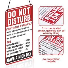 Do Not Disturb Door Hanger Sign, Available 7.5IN, Sign016