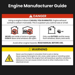 212/420cc 7/15HP Gasoline Engine Motor Horizontal Recoil Electric Start