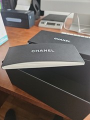 Chanel Empty Box Black Rectangular Authentic 7.5 X 4 X 3.5
