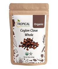 Cloves Whole Organic 16 oz (1 lb) | USDA Organic & Kosher Certified | Premium