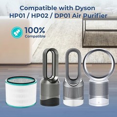 2 HEPA Filter For Dyson DP01 HP02 HP01 Pure Hot Cool Link Air Purifier 968125-03