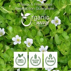 Organic Way Brahmi Leaf Powder – Organic, Kosher & USDA Certified