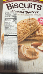 Nature Valley Cinnamon Biscuit Sandwich Almond Butter 1.35 oz Snack Bar