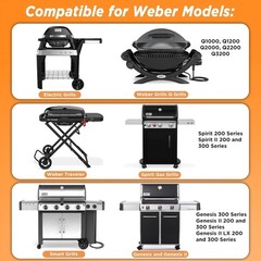 20 Pack Weber Grills Compatible Drip Pans 6415 for Weber Grills Spirit Gas
