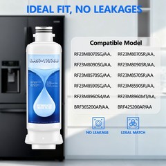 4 Pack For Samsung DA97-17376B HAF-QIN/EXP Refrigerator Water Filter Replacement