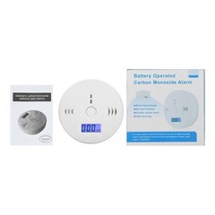 Carbon Monoxide Detector Smoke Alarm Combination Wireless CO Fire Gas Leak Alert