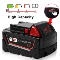 1/10Pack For Milwaukee for M18 Lithium 8 Ah Extended Capacity Battery 48-11-1860