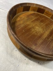 Vintage 1940’s California Redwood Nut Cracker Bowl Standard Specialty Company