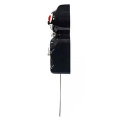 HEART EYES KIT CAT CLOCK 15.5″ Black Kit-Cat Klock MADE IN USA Free Battery NEW