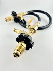 Pol To Pol Liquid Propane Transfer Hose Kit System Fill Bbq 20lb Unloading Lpg