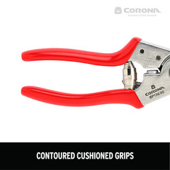 CORONA HIGH-CARBON STEEL BYPASS HAND POCKET PRUNER WITH CUSHION GRIP !!!!!!!!!!!