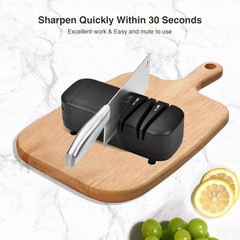 Professional Knife Sharpener Tool, Electric Knife Sharpener for Home, 2-Stages S