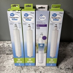 Ge Model RPWF 6months 200 gal (4) Great Value Refrigerator Water Filter Replaces