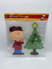 Charlie Brown Christmas Window Cling Jelz Not Available in Stores 10″ NEW
