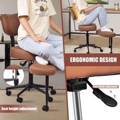 Meditation Chair, ADHD Chair, Cross Legged Office Chair With Wheels New-