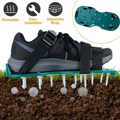 1 Pair Lawn Aerator Shoes Heavy Duty Grass Aerating Spike Sandal Aerator Shoes